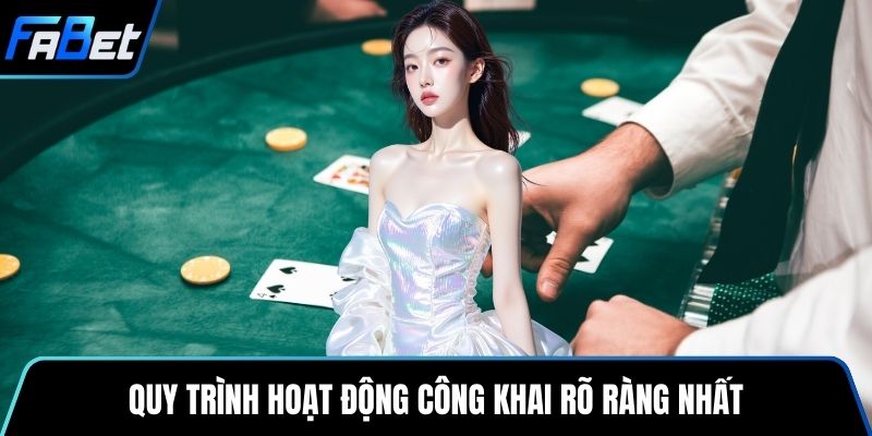 Quy trình hoạt động công khai rõ ràng nhất
